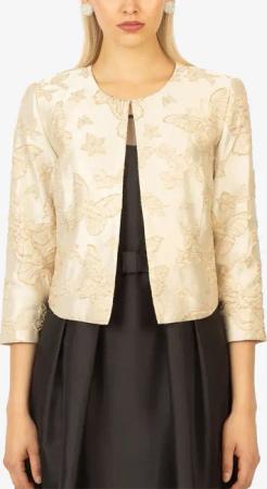 Kraimod - Abendblazer - Größe 44 - goldfarben