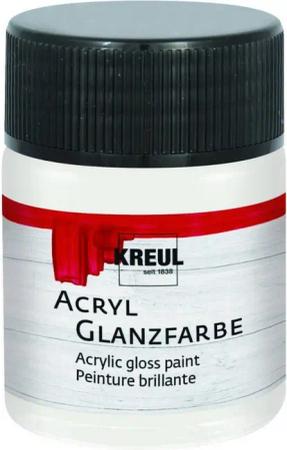 Kreul Künstlerstift Kreul Acryl Glanzfarbe weiß 50 ml