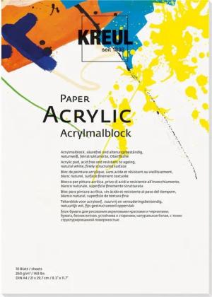 Kreul Leinwand Kreul Paper Acrylic 10 Blatt DIN A4