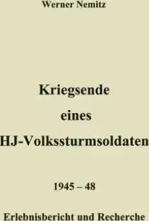 Kriegsende eines HJ-Volkssturmsoldaten