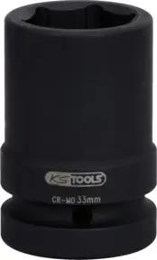 KS Tools 1" Sechskant-Kraft-Stecknuss, mittel lang, 24mm
