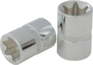 KS Tools 918.1282 1/2" CHROMEplus TX-E-Stecknuss, E20