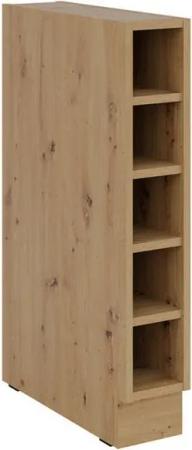 Küchen-Preisbombe Unterschrank Regal 15 cm Eiche Artisan Küche Landhaus Küchenzeile Einbauküche