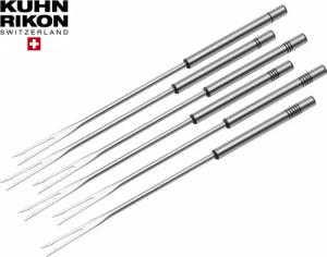 KUHN RIKON Fonduegabel Kuhn Rikon Fleischfondue Gabel Set (6 Stück) mit Edelstahlgriff