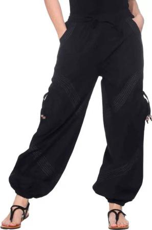 KUNST UND MAGIE Haremshose Kunst und Magie Unisex Goa Pluderhose in klassischen Farben