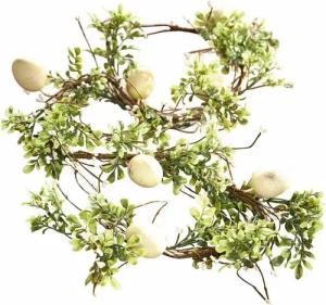 Kunstgirlande Girlande Antonin grün/weiß, Mirabeau, Höhe 150.0 cm