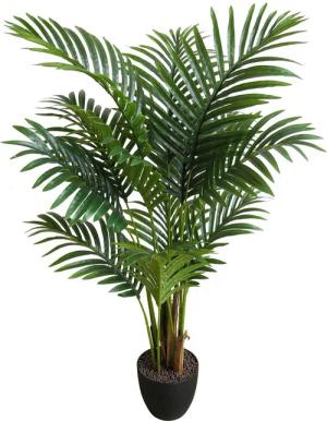 Kunstpalme Hawaiipalme 90cm DA Dekopalme künstliche Zimmerpalme Palme, Seidenblumen Roß, Höhe 90 cm