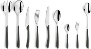 Kuppels Besteck-Set PRISMA (44-tlg), 6 Personen, 13/0 18/0 ABS, Griff Kunststoff, schiefergrau matt