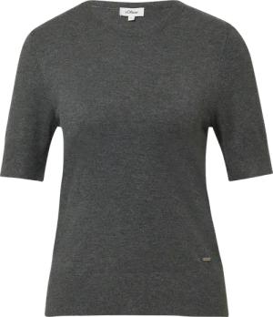 Kurzärmeliger Strickpullover aus Viskosemix