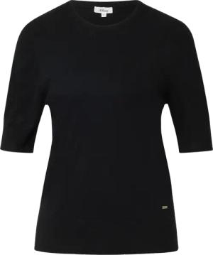 Kurzärmeliger Strickpullover aus Viskosemix