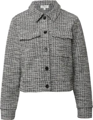 Kurze Bouclé-Jacke aus Sweat