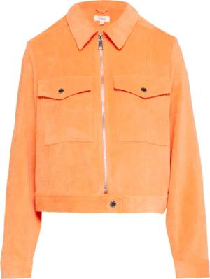 Kurze Cordjacke mit aufgesetzten Taschen