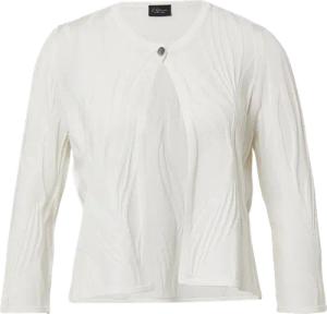 Kurzer Cardigan mit Strukturmuster und 3/4-Ärmeln