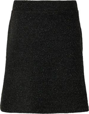 Kurzer elastischer Rock mit Glitzergarn