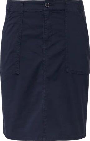 Kurzer Rock mit aufgesetzten Taschen