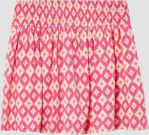 Kurzer Rock mit Smok-Detail und Innenhöschen