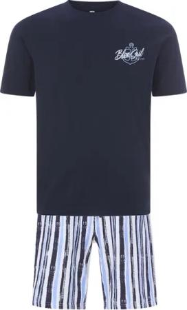 Kurzer Schlafanzug ASKIVAR dunkelblau