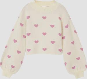 Kurzer Strickpullover aus Viskosemix im Loose Fit