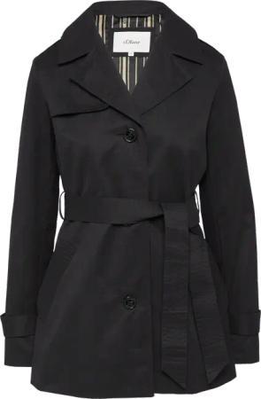 Kurzer Trench mit Gürtel