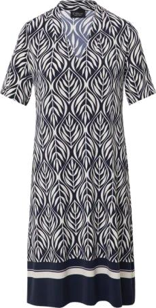 Kurzes Jerseykleid mit V-Ausschnitt