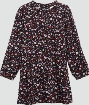 Kurzes Kleid im A-Shape mit Rüschenkragen