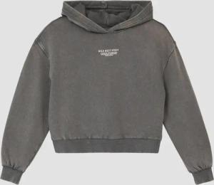 Kurzes Oversize-Sweatshirt mit Garment Dye und Rückenprint