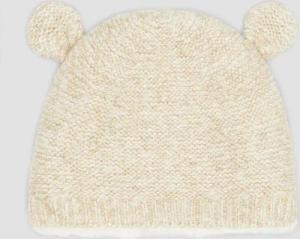 Kuschelige Mütze mit Teddyplüsch und Öhrchen