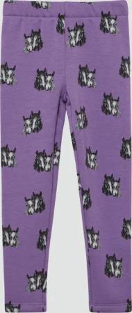 Kuschelige Thermofleece-Leggings mit All-over-Print
