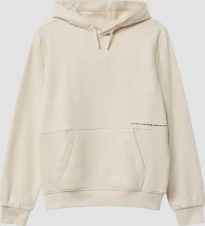 Kuscheliger Hoodie mit kleinem Wording-Print