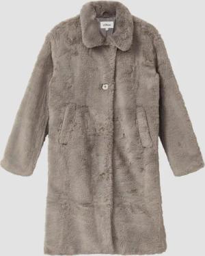 Kuscheliger Loose-Fit-Mantel in Pelz-Optik