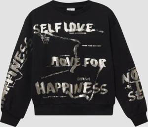 Kuscheliges Oversize Sweatshirt mit Folienprint