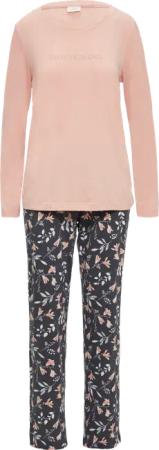 Kuschliger Pyjama mit Print-Details