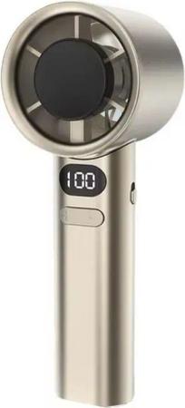 LA CUTE Handventilator Mobiler USB Handventilator mit Akku, LED Display, 120 Stufen, tragbar, LED-Anzeige, 120 Stufen, 5200 mAh Akku, kompakt, USB-C aufladbar