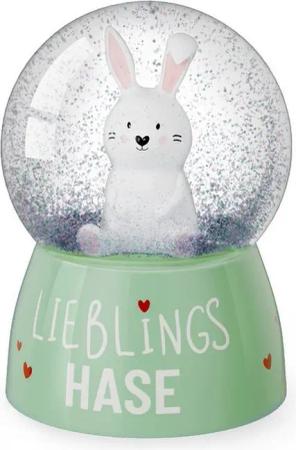 La Vida Schneekugel Schneekugel Glitzerkugel für Dich) Geschenk la vida Hase 7003821