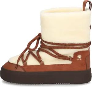 LACE-UP FAUX SHEARLINGSNOWBOOT