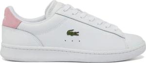 Lacoste Carnaby Set Sneaker Damen-Weiß,Pink in weiß, Größe: 37.5