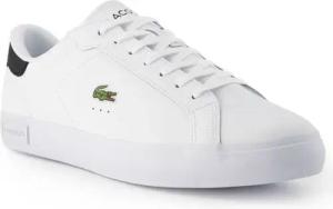 LACOSTE Herren Sneaker weiß Glattleder