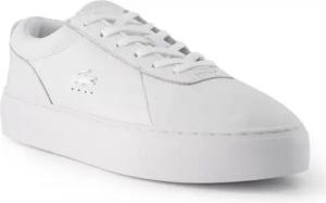 LACOSTE Herren Sneaker weiß Glattleder