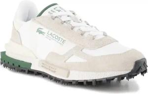 LACOSTE Herren Sneaker weiß Velours
