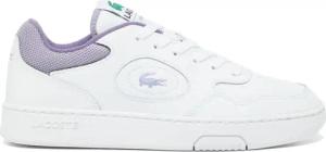 Lacoste Lineset Sneaker Damen-Weiß,Lila in weiß, Größe: 41