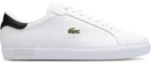 Lacoste Powercourt Herren Sneaker - Weiß - Größe 39.5 - Leder