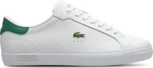 Lacoste Powercourt Herren Sneaker - Weiß - Größe 42 - Leder