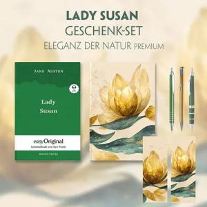 Lady Susan Geschenkset (Hardcover + Audio-Online) + Eleganz der Natur Schreibset Premium