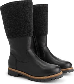 Lagen Herren - Hohe Stiefel - Wolle/Filz - Schwarz