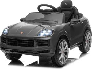 LALAHO Elektro-Kinderauto Kinder Elektroauto Porsche Cayenne Elektrofahrzeuge, 2,4G-Fernbedienung, mit MP3, Musik, Hupe, LED-Leuchten