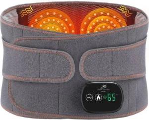 Lalano`S Cosmetics Wärmegürtel Massage-Rotlichtheizgurt, Infrarotlampe, Rotlichttherapie, 3 Heizstufen, Massagegurt, Massagegerät, 3 Vibrationsintensitäten, Infrarot LED Rotlichtheizgürtel
