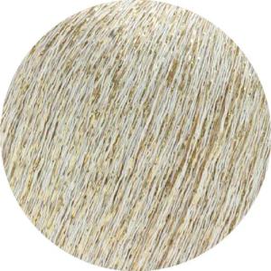LANA GROSSA BRILLINO Häkelwolle, 200 m (25 Gramm), Glänzendes Beilaufgarn mit farbigem Lurexfaden