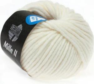 LANA GROSSA Mille II Häkelwolle, 55 m