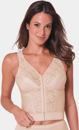 Lang-BH mit Vorderverschluss - caramel - Gr. 85 D von Goldner Fashion