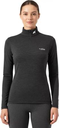 LangärLSiges Damen-T-Shirt aus 100 % Merinowolle – Björk 210 Zip